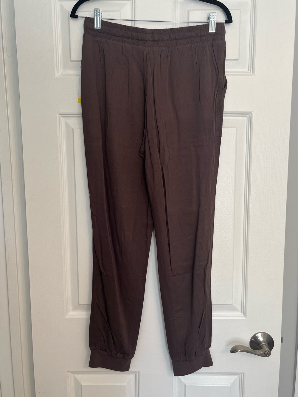 NWT Splendid Women’s Brown Elastic Drawstring Joggers - Picture 2 of 10